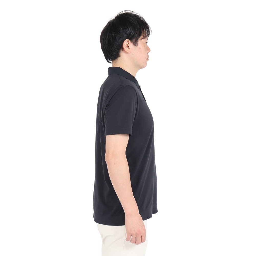 J.LINDEBERG（メンズ）ゴルフウェア 冷感 速乾 シームレス バックブリッジ 半袖 ポロシャツ 071-22863-019
