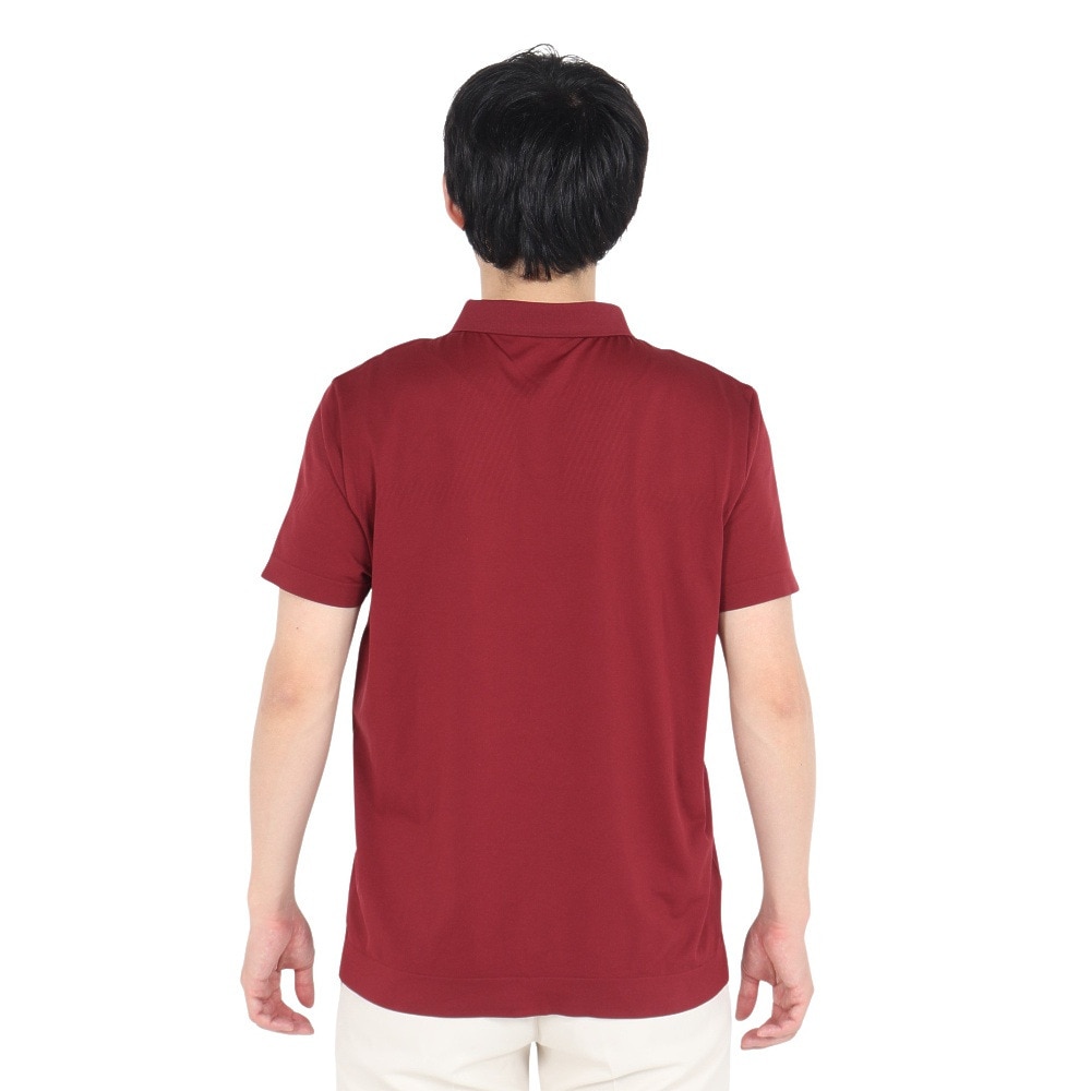 J.LINDEBERG（メンズ）ゴルフウェア 冷感 速乾 シームレス バックブリッジ 半袖 ポロシャツ 071-22863-068