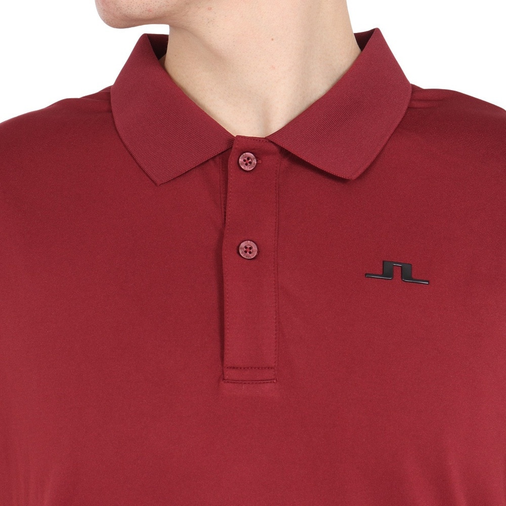 J.LINDEBERG（メンズ）ゴルフウェア 冷感 速乾 シームレス バックブリッジ 半袖 ポロシャツ 071-22863-068