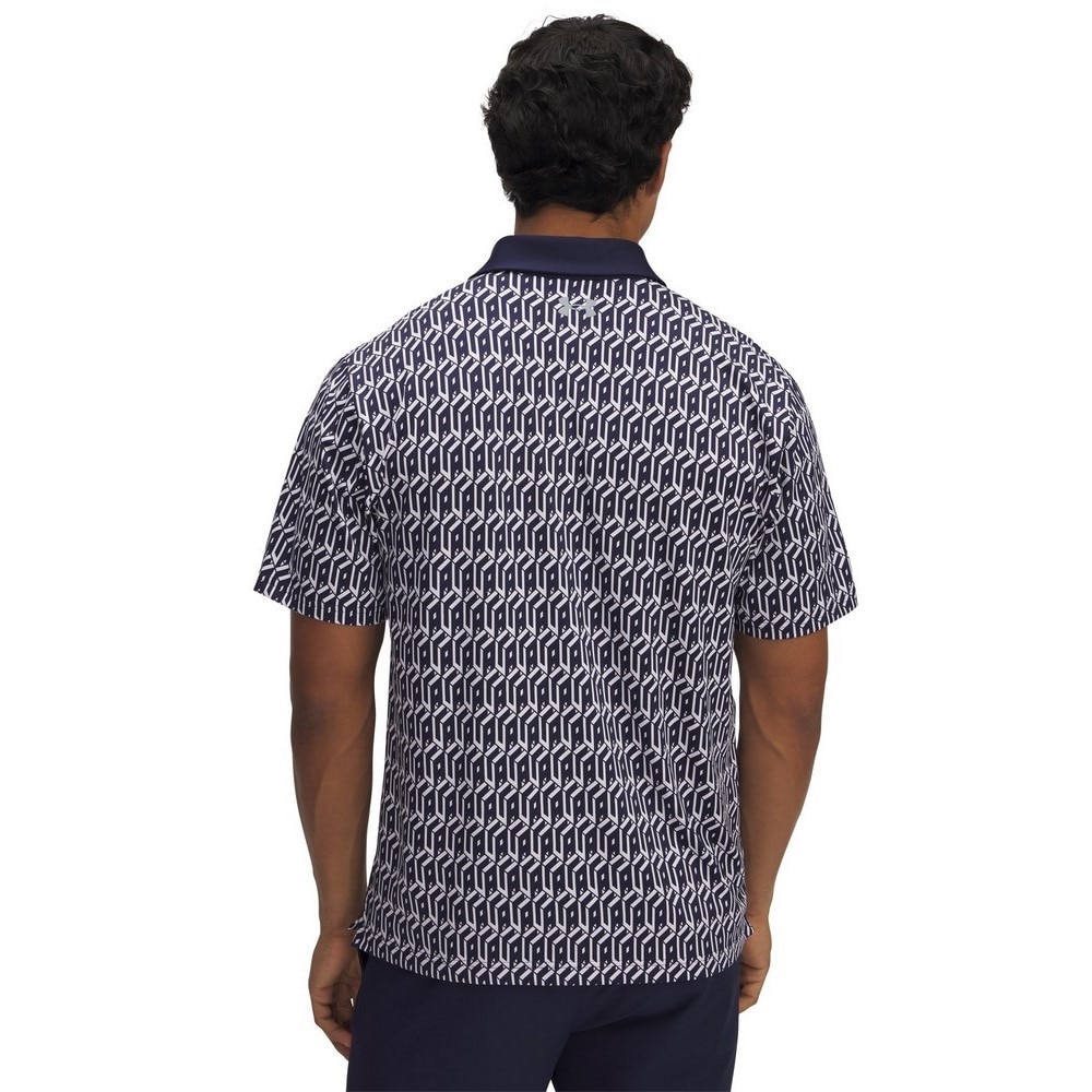 アンダーアーマー（UNDER ARMOUR）（メンズ）ゴルフウェア 吸汗速乾 プレーオフ3.0 プリント 半袖ポロシャツ 1378677 114