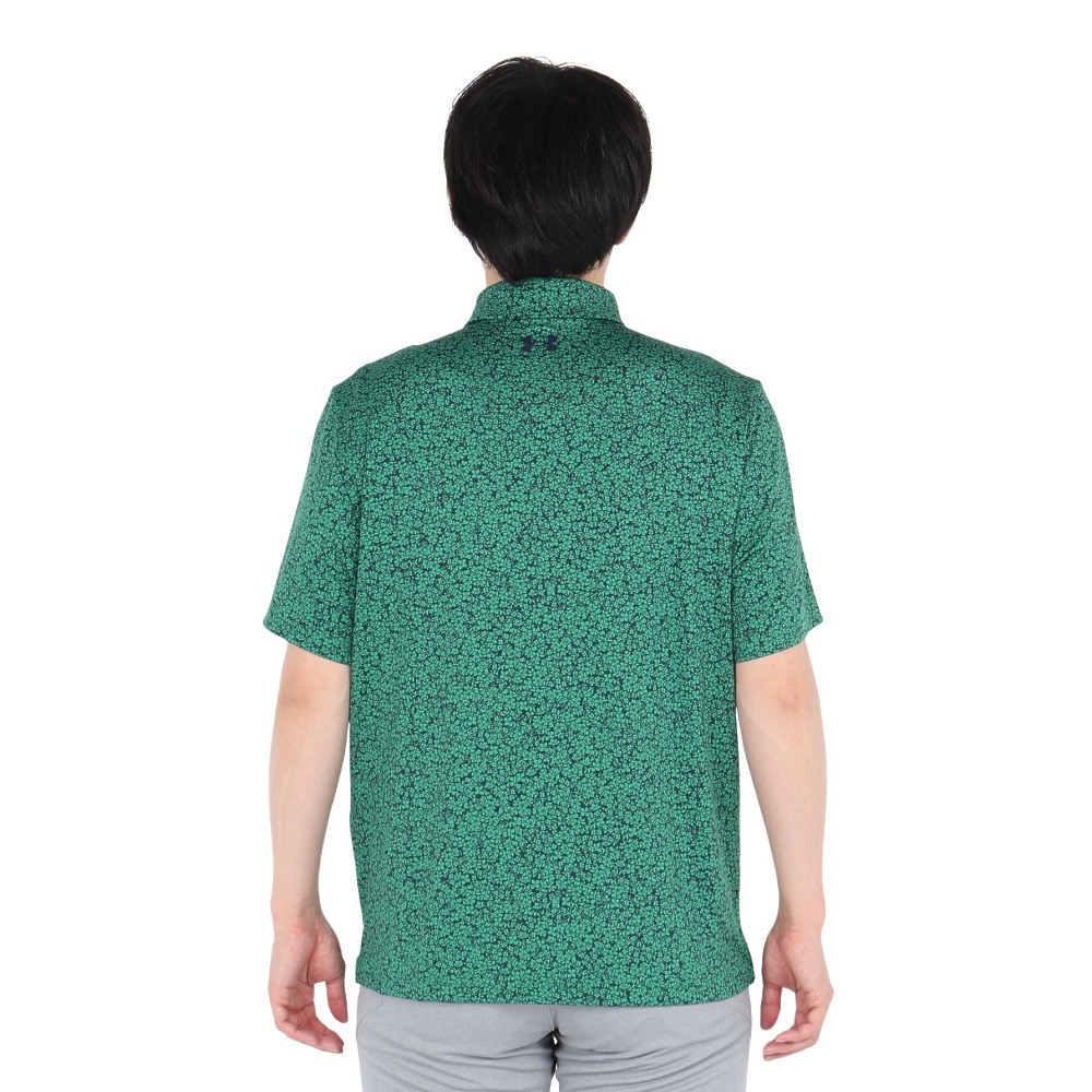 アンダーアーマー（UNDER ARMOUR）（メンズ）ゴルフウェア 吸汗速乾 プレーオフ3.0 プリント 半袖ポロシャツ 1378677 305