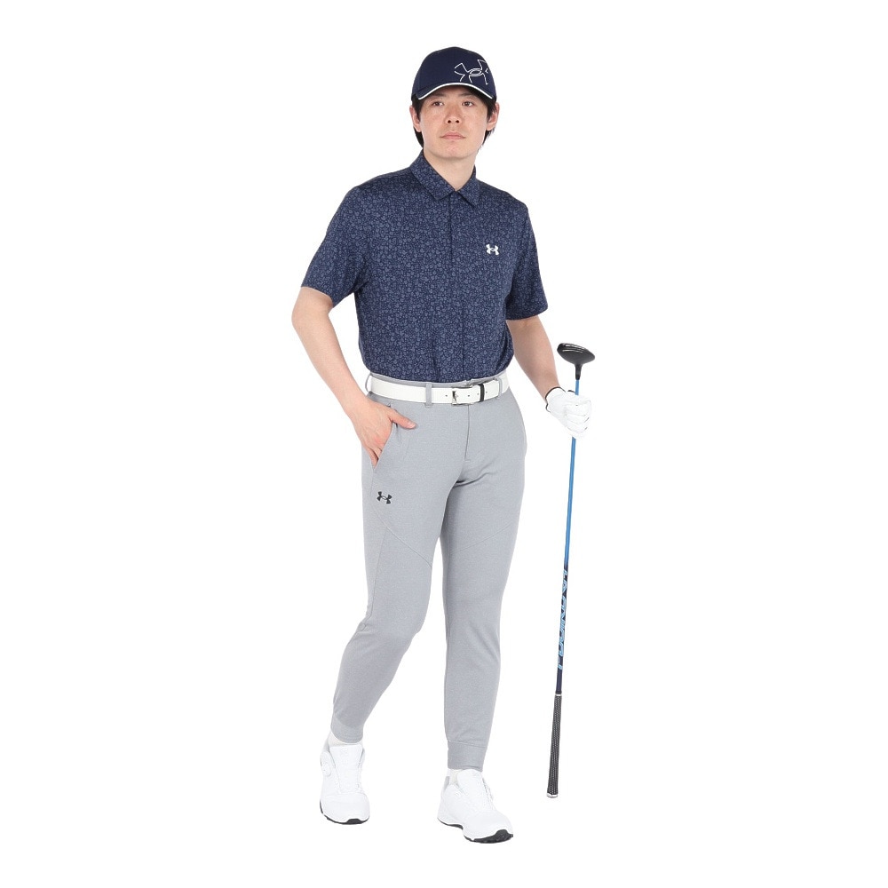 アンダーアーマー（UNDER ARMOUR）（メンズ）ゴルフウェア 吸汗速乾 プレーオフ3.0 プリント 半袖ポロシャツ 1378677 424