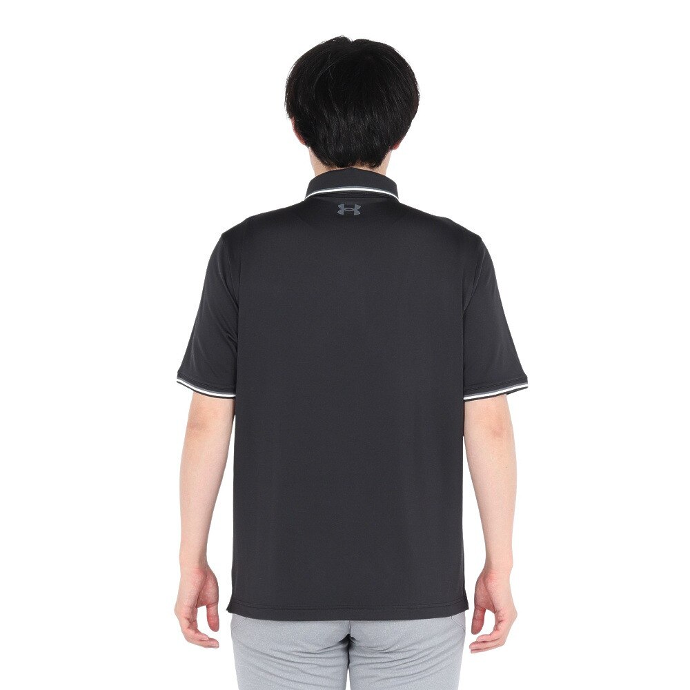 アンダーアーマー（UNDER ARMOUR）（メンズ）ゴルフウェア プレーオフ3.0 半袖 リブポロシャツ 1388156 001