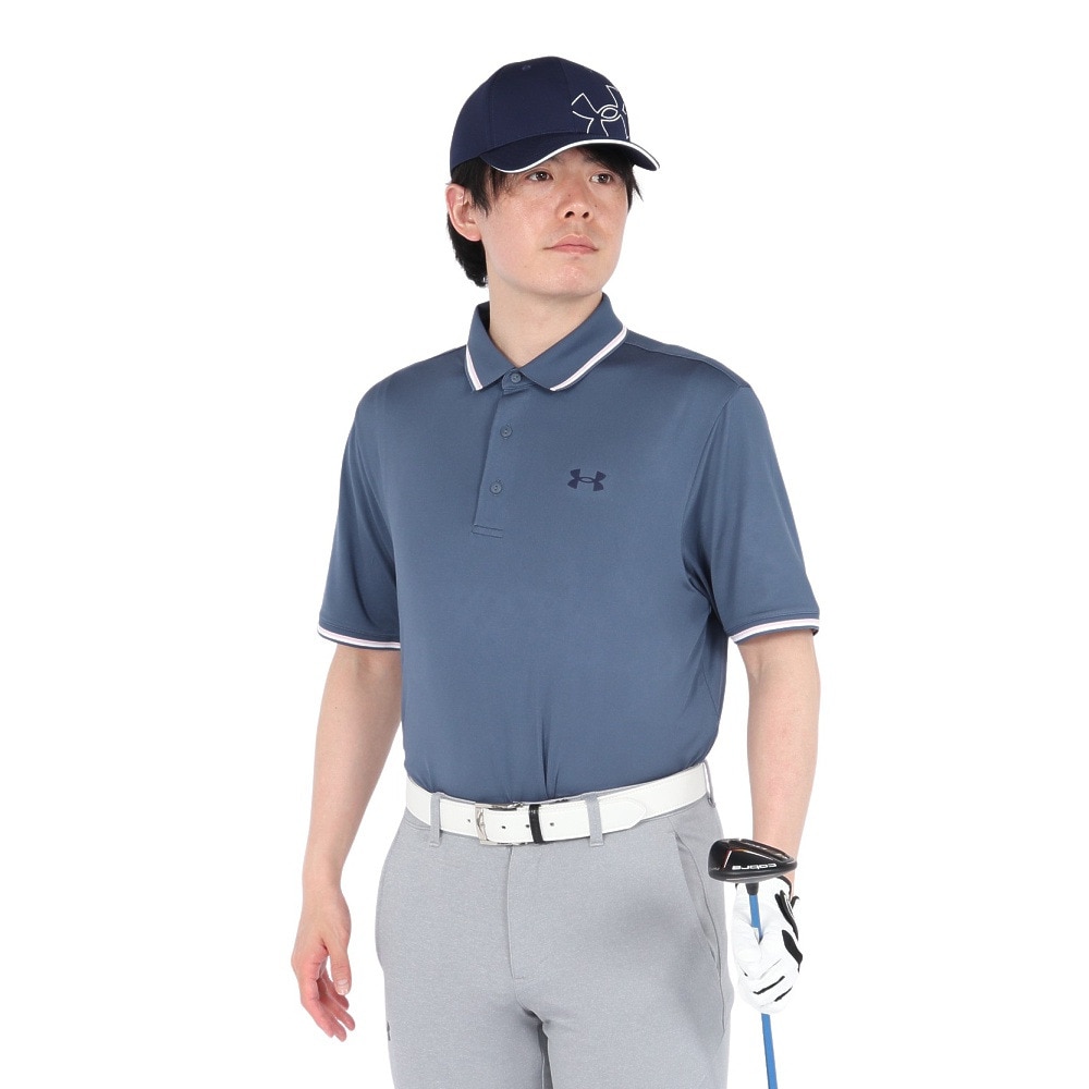 アンダーアーマー（UNDER ARMOUR）（メンズ）ゴルフウェア プレーオフ3.0 半袖 リブポロシャツ 1388156 044