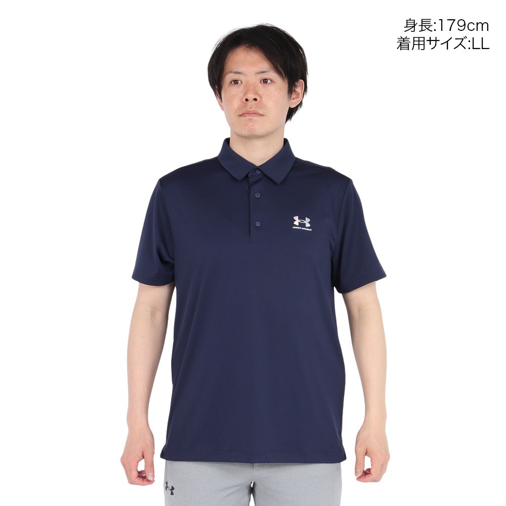 アンダーアーマー（UNDER ARMOUR）（メンズ）ゴルフウェア アーマードライ 半袖 ポロシャツ 6001247 410
