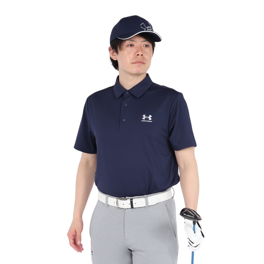 アンダーアーマー（UNDER ARMOUR）（メンズ）ゴルフウェア アーマードライ 半袖 ポロシャツ 6001247 410
