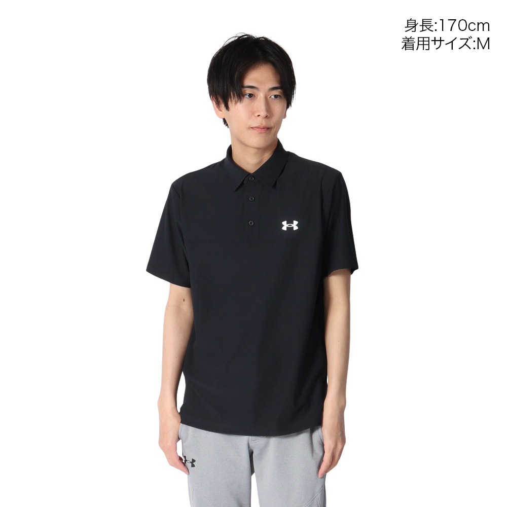 アンダーアーマー（UNDER ARMOUR）（メンズ）ゴルフウェア Match play 半袖 ポロシャツ 6003633 001
