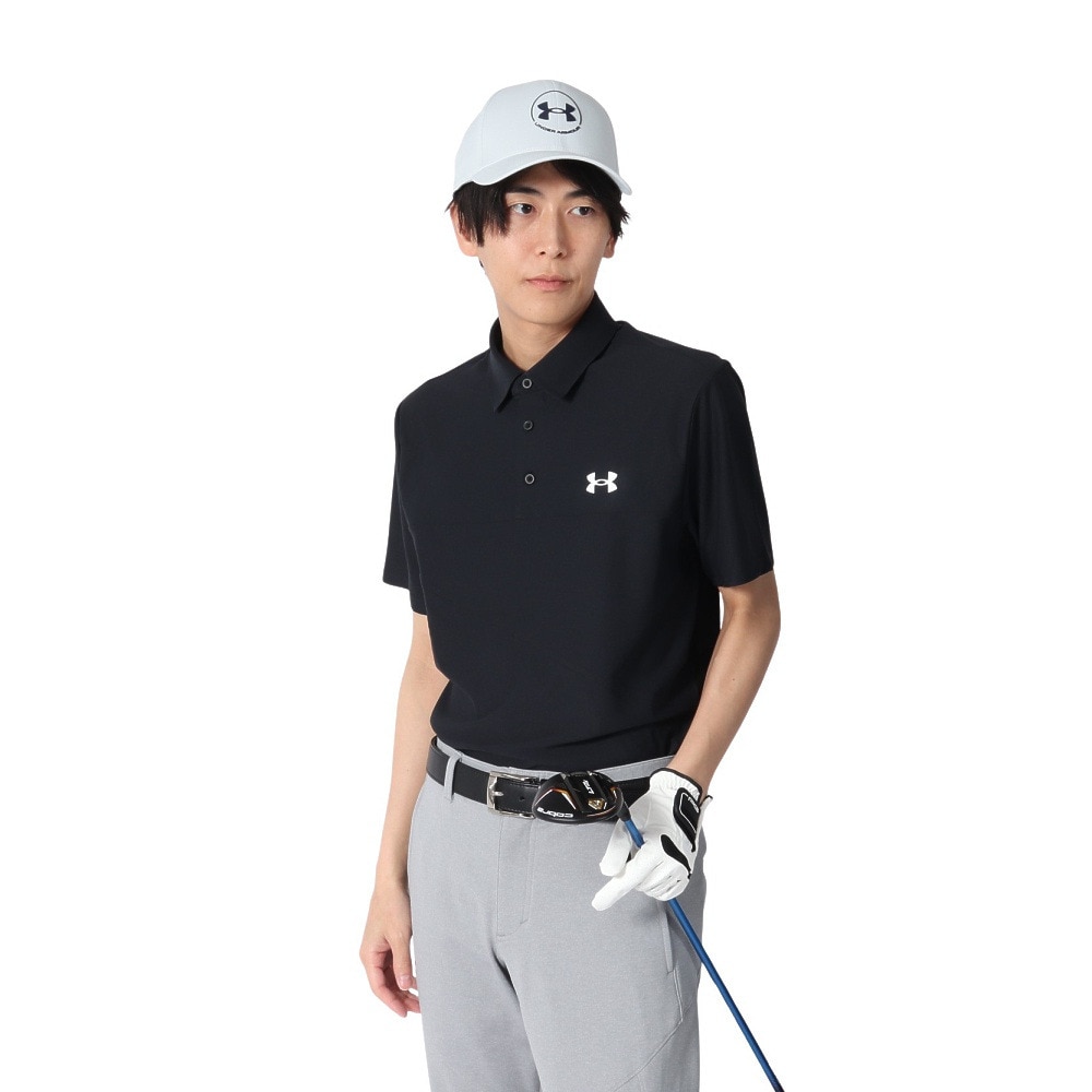 アンダーアーマー（UNDER ARMOUR）（メンズ）ゴルフウェア Match play 半袖 ポロシャツ 6003633 001
