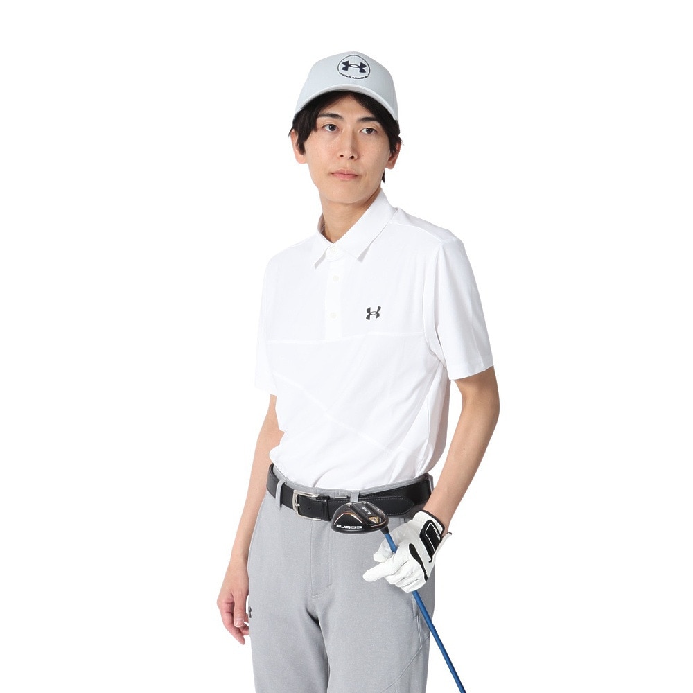 アンダーアーマー（UNDER ARMOUR）（メンズ）ゴルフウェア Match play 半袖 ポロシャツ 6003633 100
