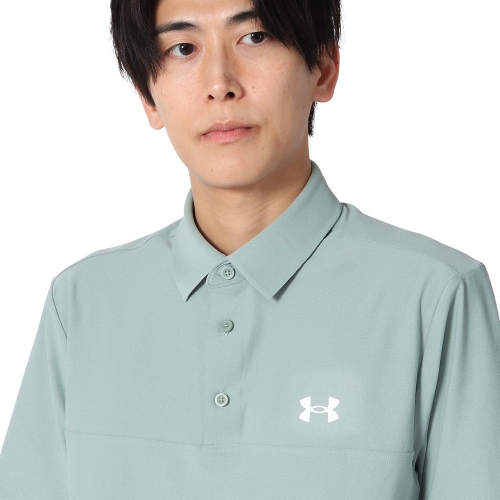 アンダーアーマー（UNDER ARMOUR）（メンズ）ゴルフウェア Match play 半袖 ポロシャツ 6003633 348