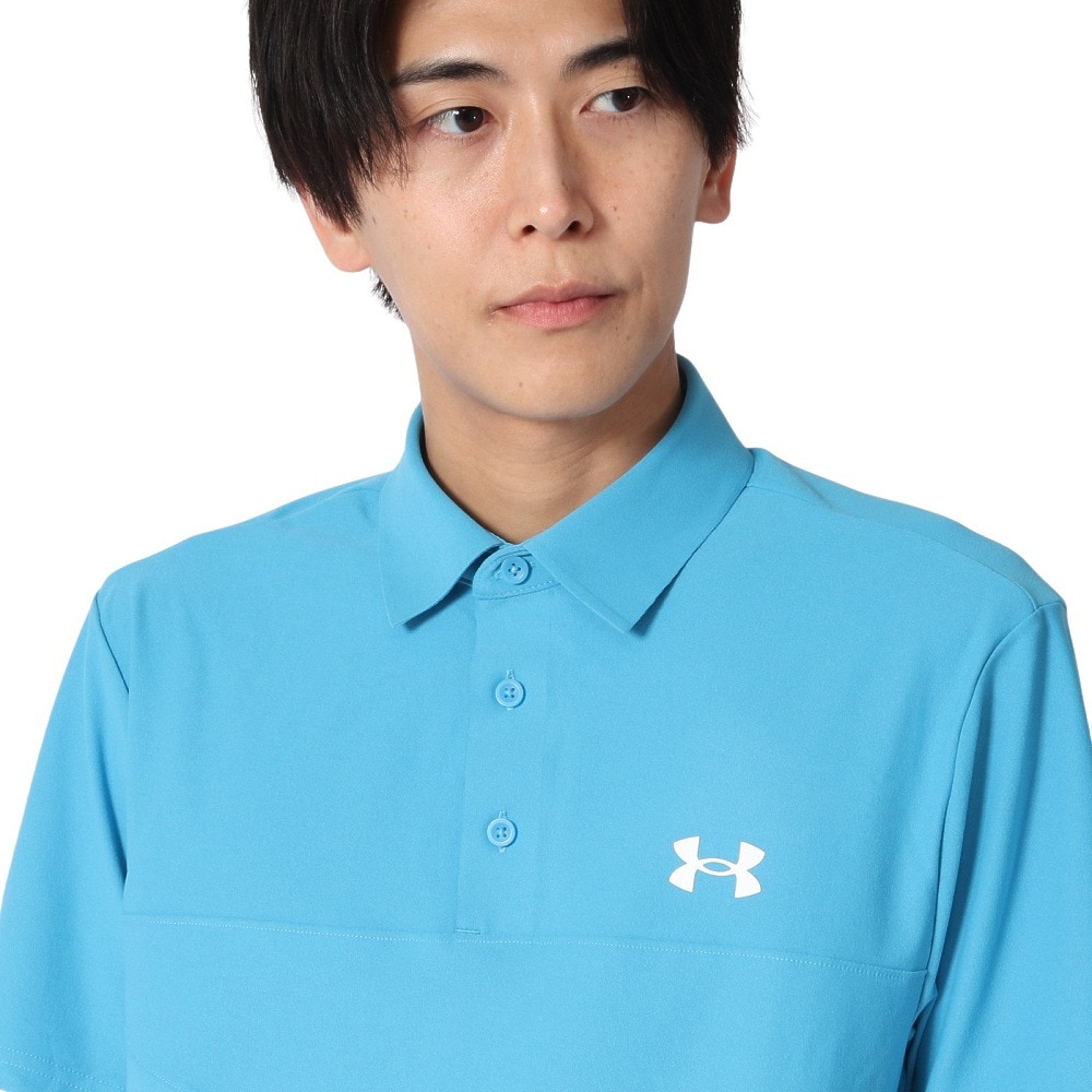 アンダーアーマー（UNDER ARMOUR）（メンズ）ゴルフウェア Match play 半袖 ポロシャツ 6003633 452
