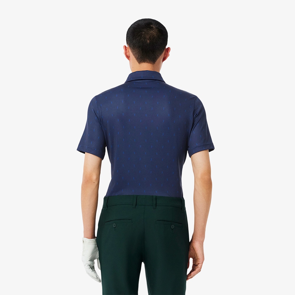 ラコステ（LACOSTE）（メンズ）ゴルフウェア ミニマム総柄プリントゴルフポロシャツ DH5175-10FMP