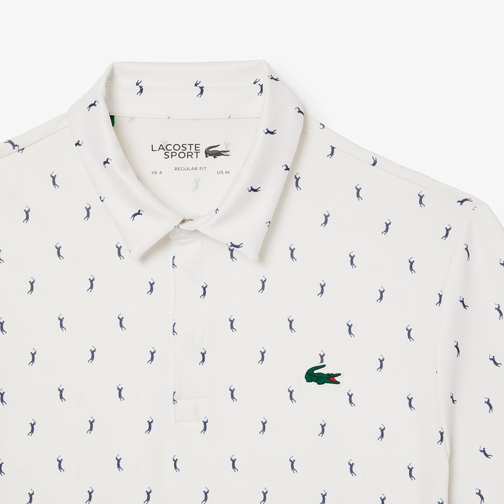 ラコステ（LACOSTE）（メンズ）ゴルフウェア ミニマム総柄プリントゴルフポロシャツ DH5175-10U8Z