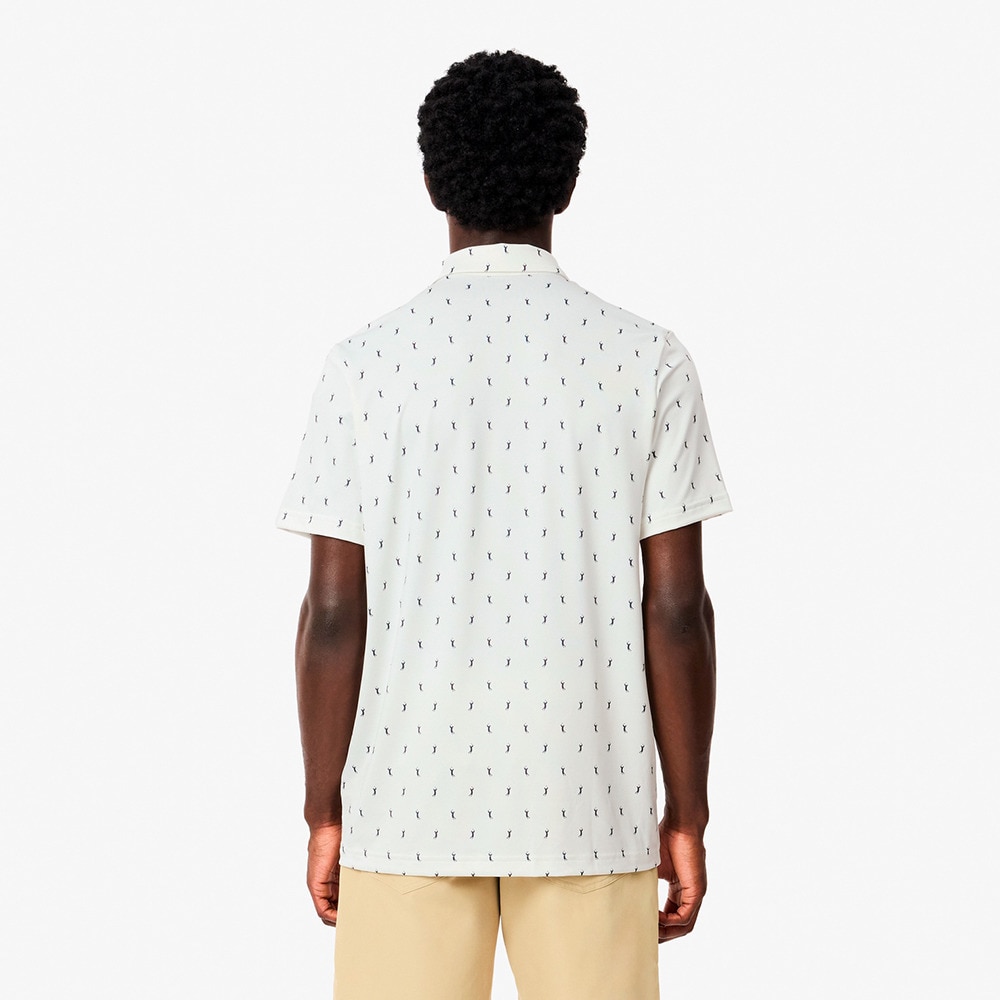 ラコステ（LACOSTE）（メンズ）ゴルフウェア ミニマム総柄プリントゴルフポロシャツ DH5175-10U8Z