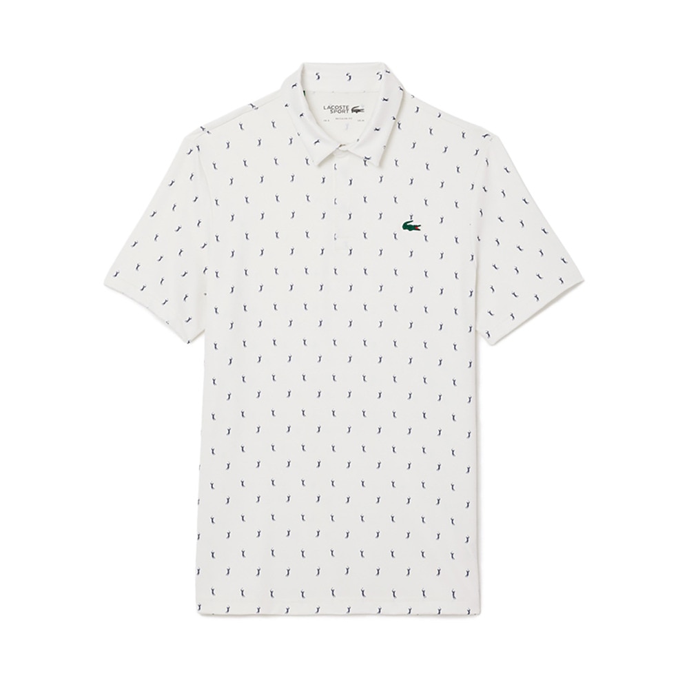 ラコステ（LACOSTE）（メンズ）ゴルフウェア ミニマム総柄プリントゴルフポロシャツ DH5175-10U8Z