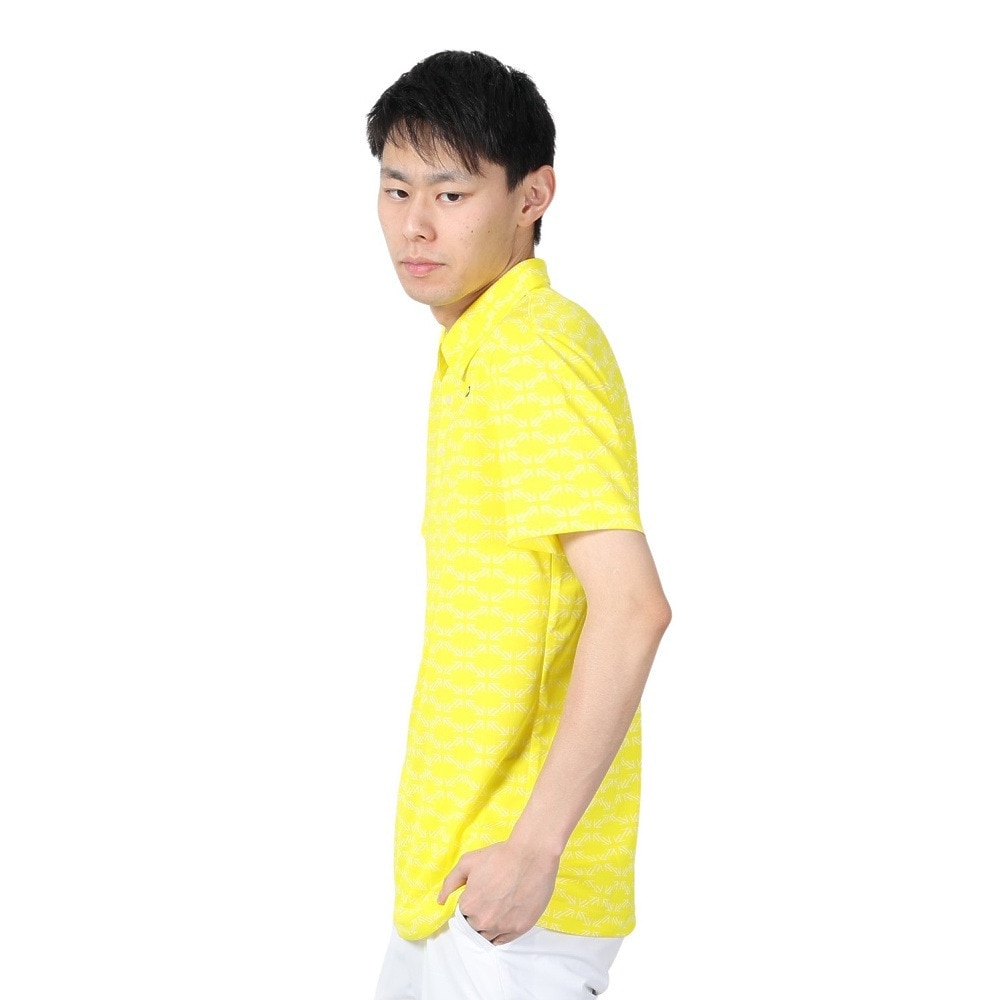 スリクソン（SRIXON）（メンズ）ゴルフウェア 松山英樹プロ レプリカモデル 吸汗速乾 半袖プリントシャツ RGMXJA18 YL00