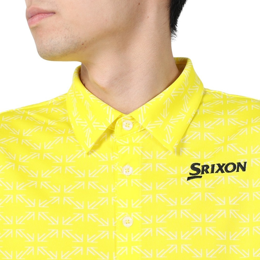 スリクソン（SRIXON）（メンズ）ゴルフウェア 松山英樹プロ レプリカモデル 吸汗速乾 半袖プリントシャツ RGMXJA18 YL00