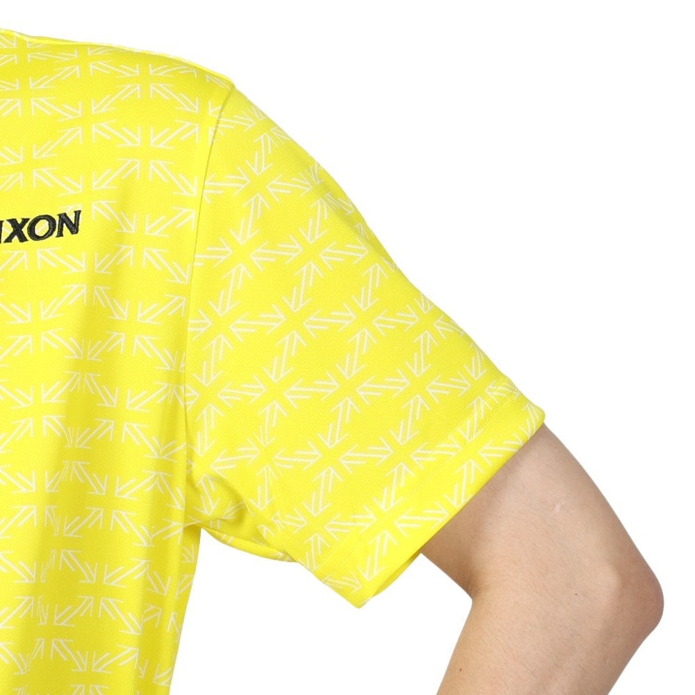 スリクソン（SRIXON）（メンズ）ゴルフウェア 松山英樹プロ レプリカモデル 吸汗速乾 半袖プリントシャツ RGMXJA18 YL00