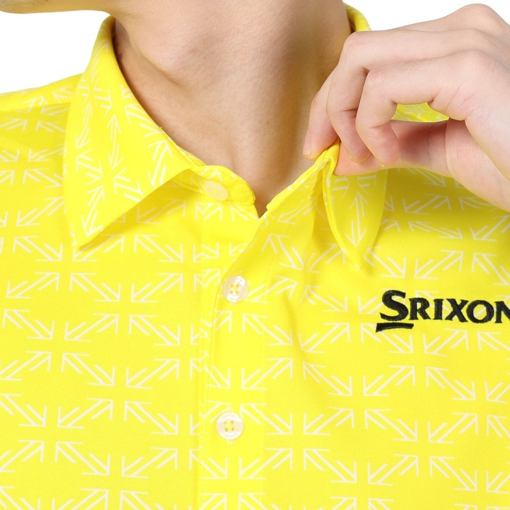スリクソン（SRIXON）（メンズ）ゴルフウェア 松山英樹プロ レプリカモデル 吸汗速乾 半袖プリントシャツ RGMXJA18 YL00