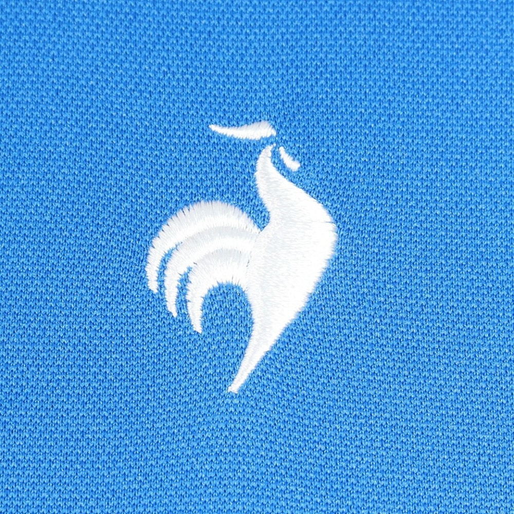 ルコックスポルティフ（lecoqsportif）（メンズ）ゴルフウェア 接触冷感 半袖シャツ QGMXJA51 BL00