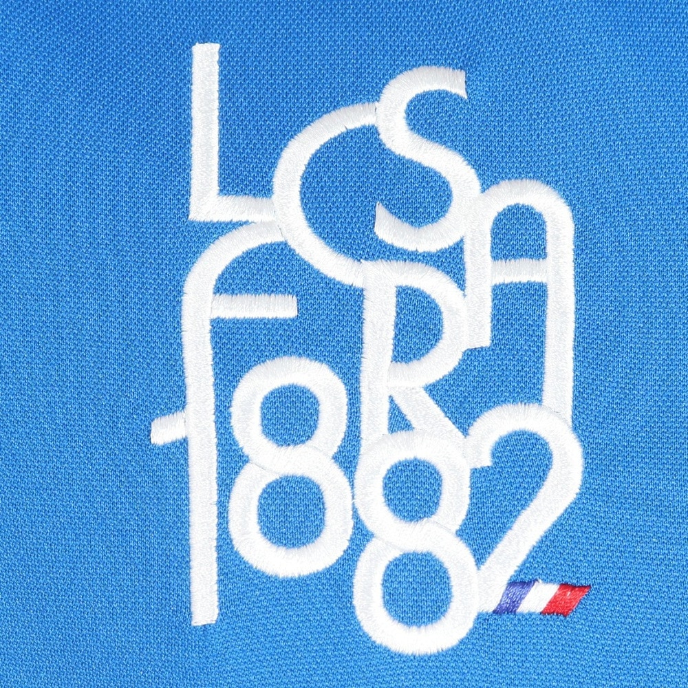 ルコックスポルティフ（lecoqsportif）（メンズ）ゴルフウェア 接触冷感 半袖シャツ QGMXJA51 BL00