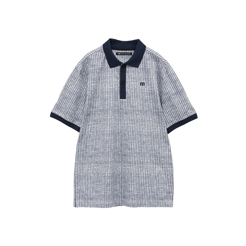 トラヴィスマシュー（Travis Mathew）（メンズ）ゴルフウェア 吸湿速乾 ストライププリント 半袖ポロシャツ 7AL010-4MIN