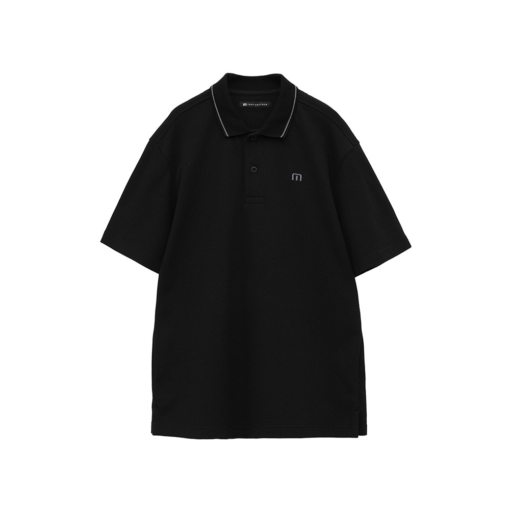 トラヴィスマシュー（Travis Mathew）（メンズ）ゴルフウェア 速乾 ワッフル半袖ポロシャツ 7AL012-0BLK