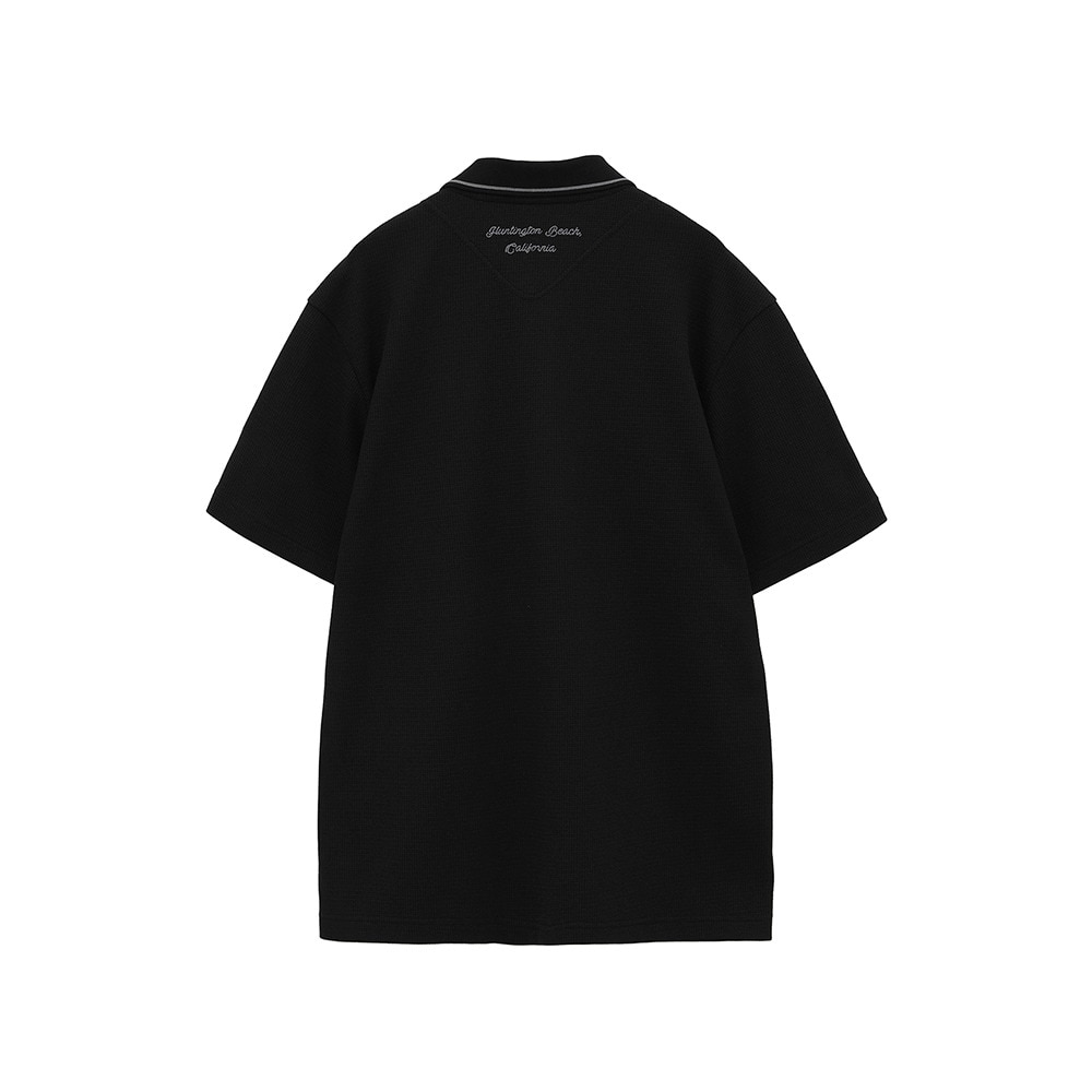 トラヴィスマシュー（Travis Mathew）（メンズ）ゴルフウェア 速乾 ワッフル半袖ポロシャツ 7AL012-0BLK