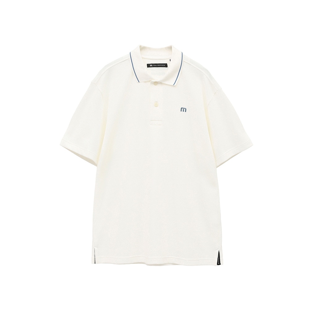 トラヴィスマシュー（Travis Mathew）（メンズ）ゴルフウェア 速乾 ワッフル半袖ポロシャツ 7AL012-1WHT