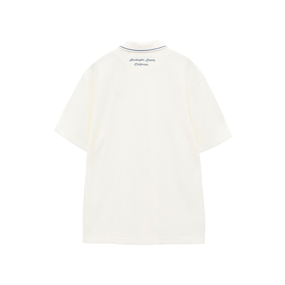 トラヴィスマシュー（Travis Mathew）（メンズ）ゴルフウェア 速乾 ワッフル半袖ポロシャツ 7AL012-1WHT