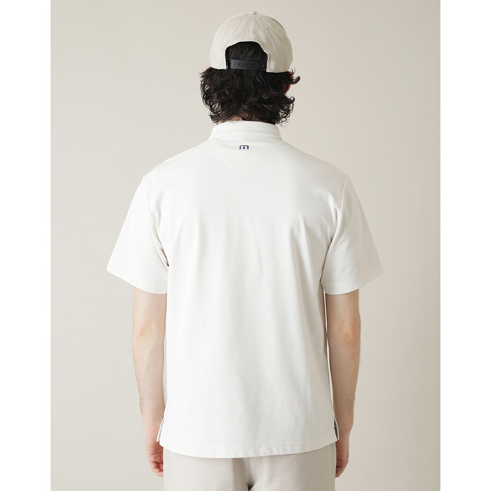 トラヴィスマシュー（Travis Mathew）（メンズ）ゴルフウェア 吸水速乾 スキャッタープリント 半袖ポロシャツ 7AL029-1WHT