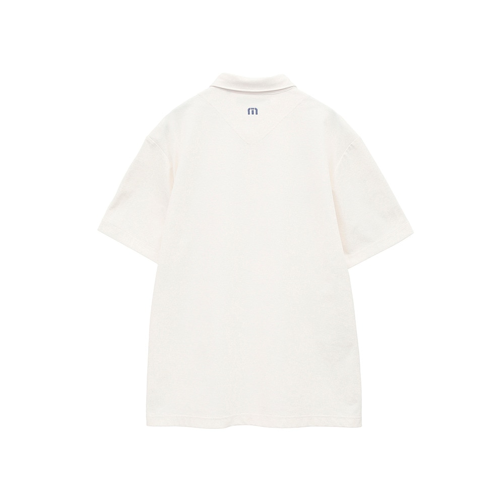 トラヴィスマシュー（Travis Mathew）（メンズ）ゴルフウェア 吸水速乾 スキャッタープリント 半袖ポロシャツ 7AL029-1WHT