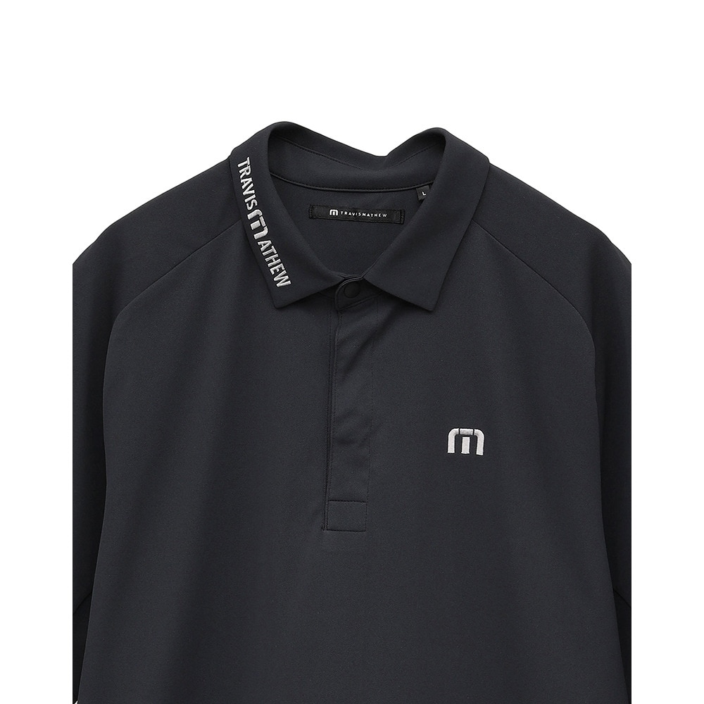 トラヴィスマシュー（Travis Mathew）（メンズ）ゴルフウェア 半袖 Tour Logo ポロシャツ 7AL039-0BLK