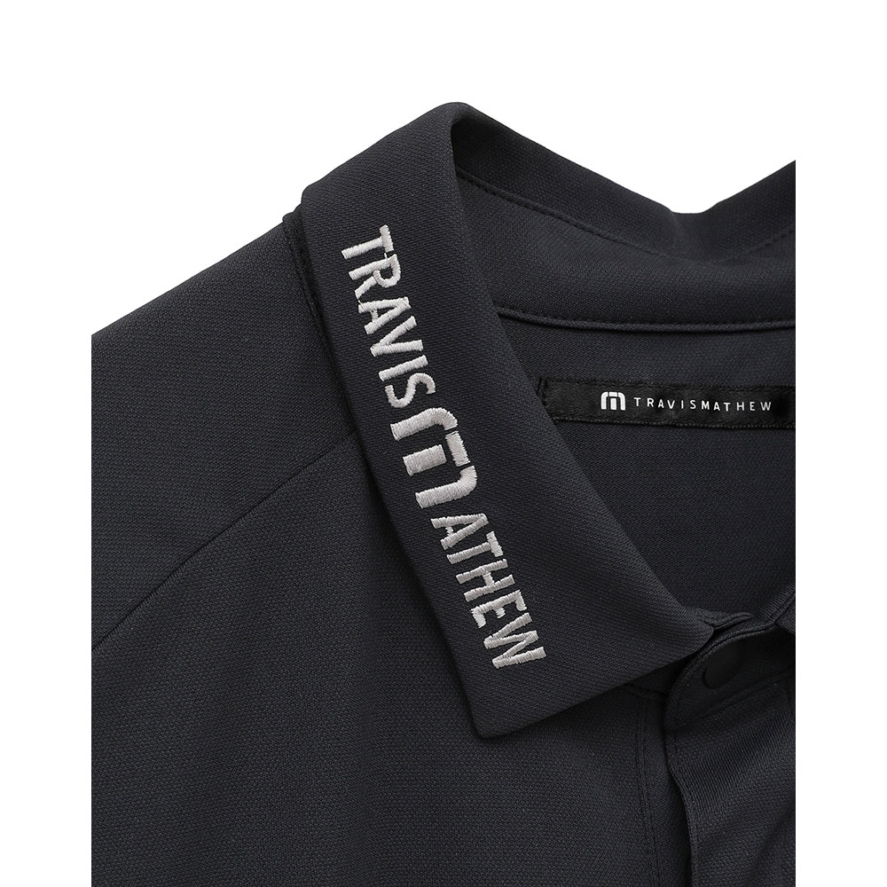 トラヴィスマシュー（Travis Mathew）（メンズ）ゴルフウェア 半袖 Tour Logo ポロシャツ 7AL039-0BLK