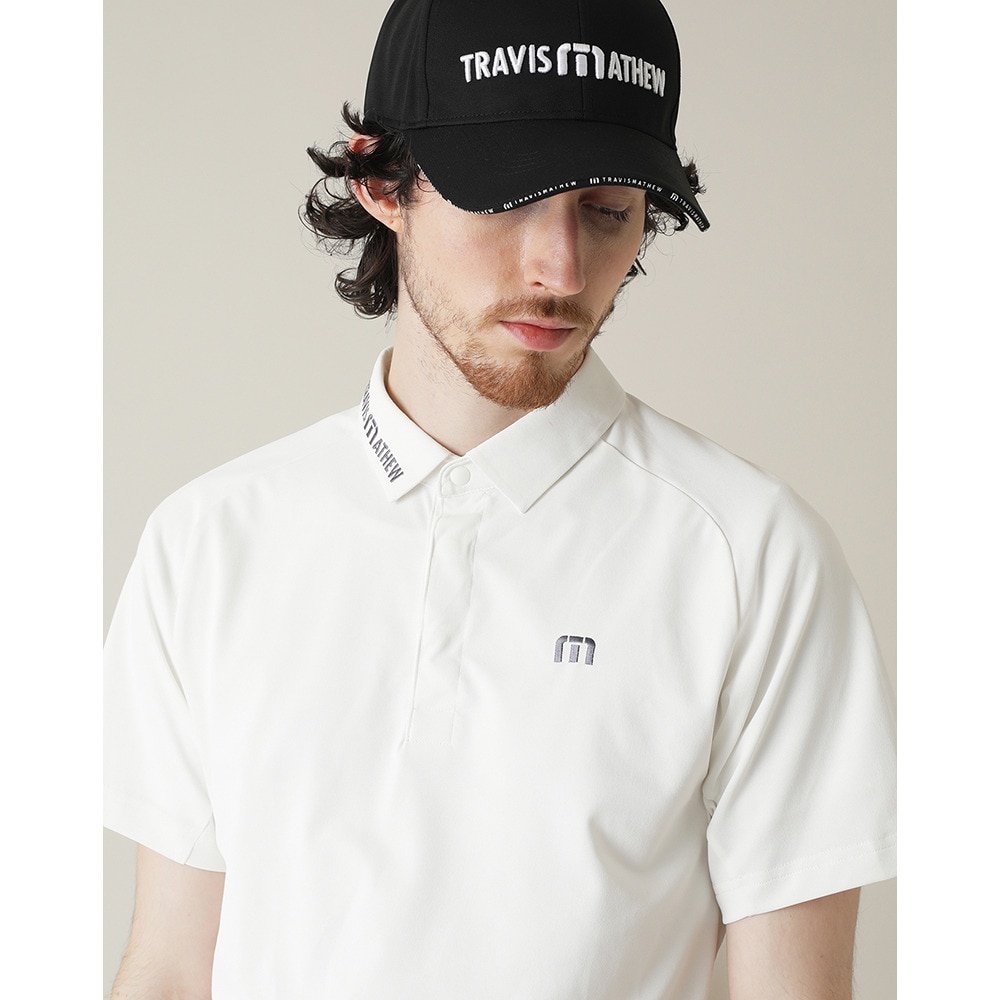 トラヴィスマシュー（Travis Mathew）（メンズ）ゴルフウェア 半袖 Tour Logo ポロシャツ 7AL039-1WHT