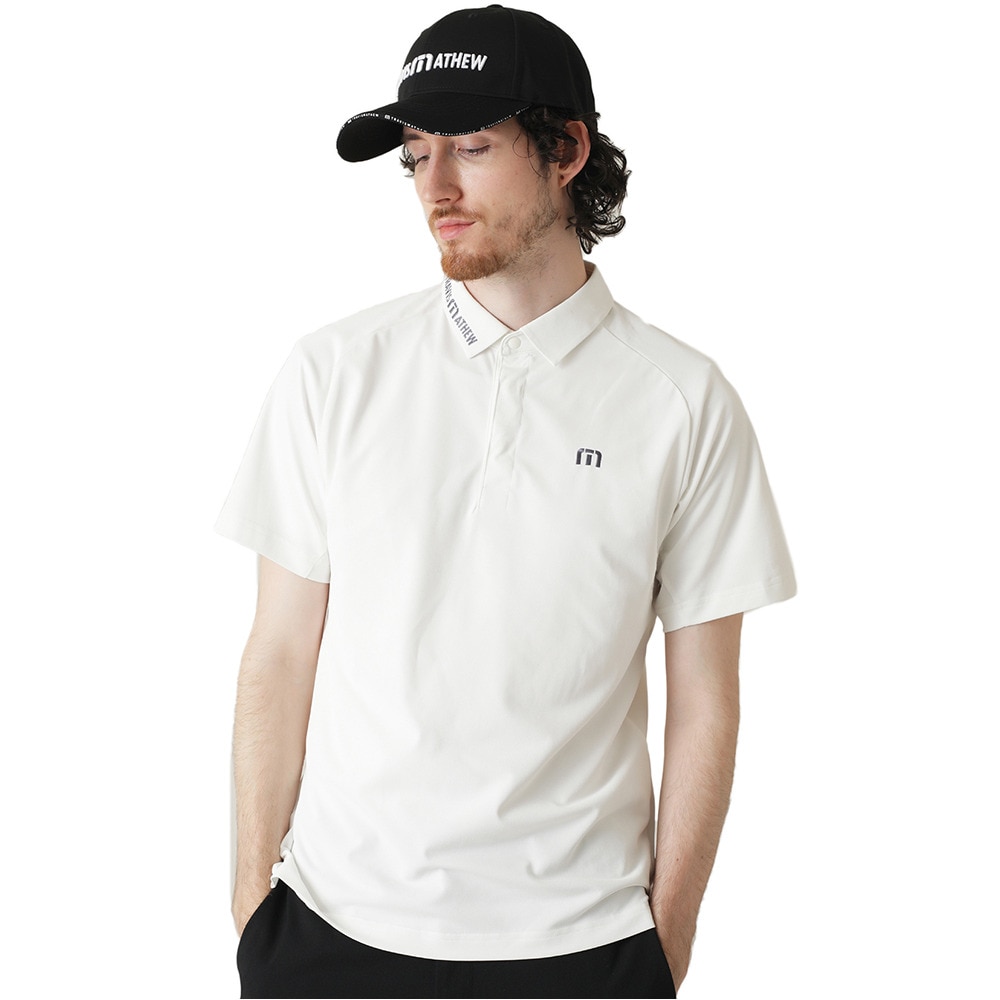 トラヴィスマシュー（Travis Mathew）（メンズ）ゴルフウェア 半袖 Tour Logo ポロシャツ 7AL039-1WHT
