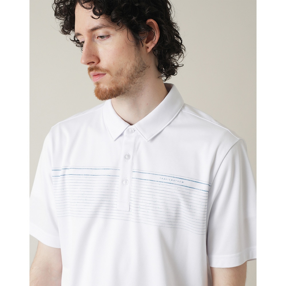 トラヴィスマシュー（Travis Mathew）（メンズ）ゴルフウェア 半袖ポロシャツ A40136J-1WHT