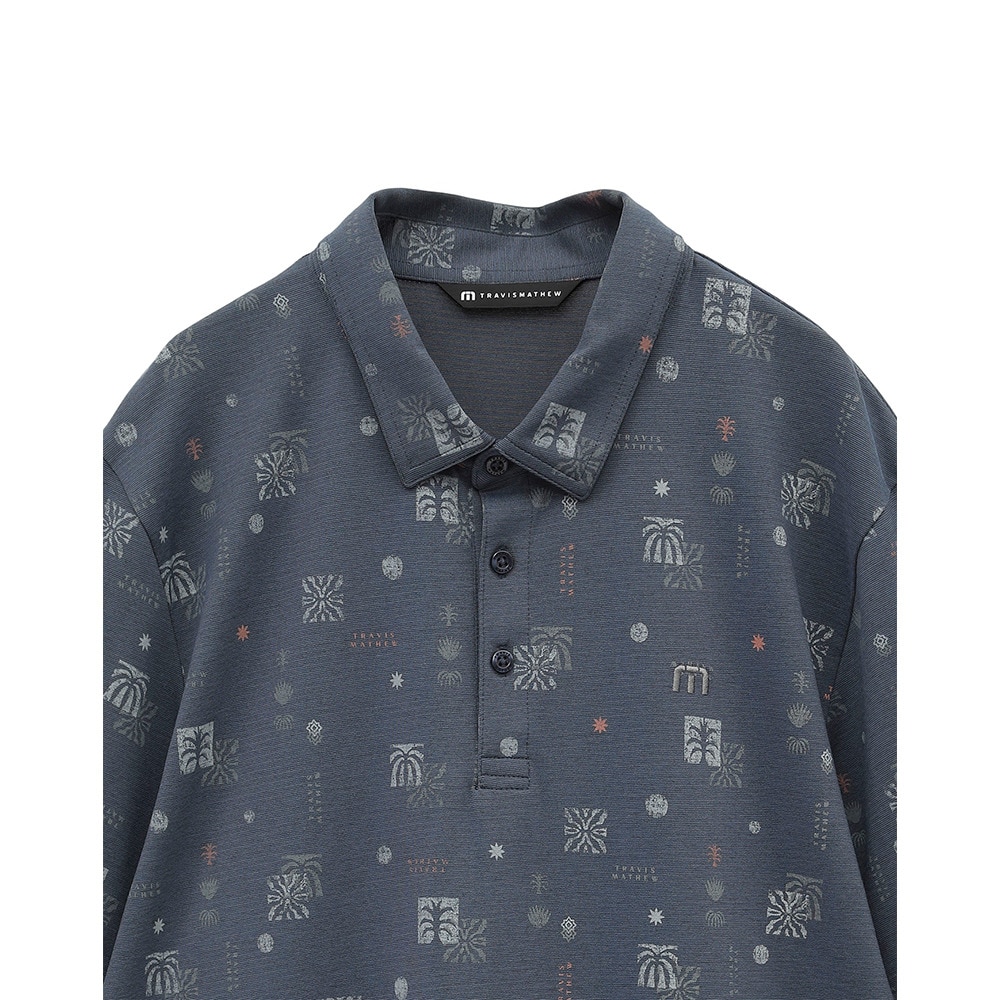 トラヴィスマシュー（Travis Mathew）（メンズ）ゴルフウェア 総柄 半袖ポロシャツ A40148J-4MIV