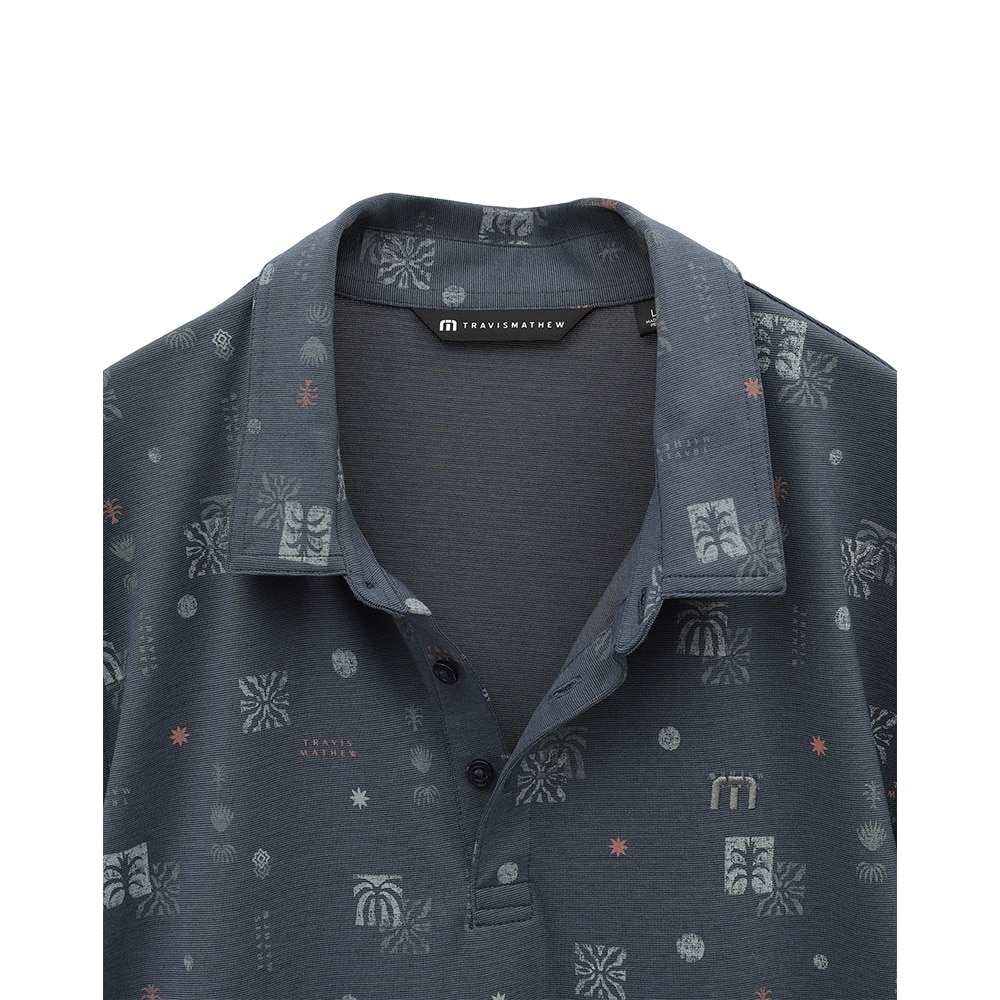 トラヴィスマシュー（Travis Mathew）（メンズ）ゴルフウェア 総柄 半袖ポロシャツ A40148J-4MIV