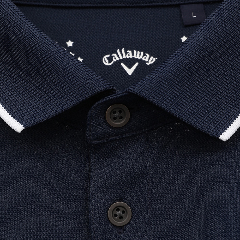 キャロウェイ（CALLAWAY）（メンズ）ゴルフウェア 半袖 オニカノコポロシャツ C25134101-1120