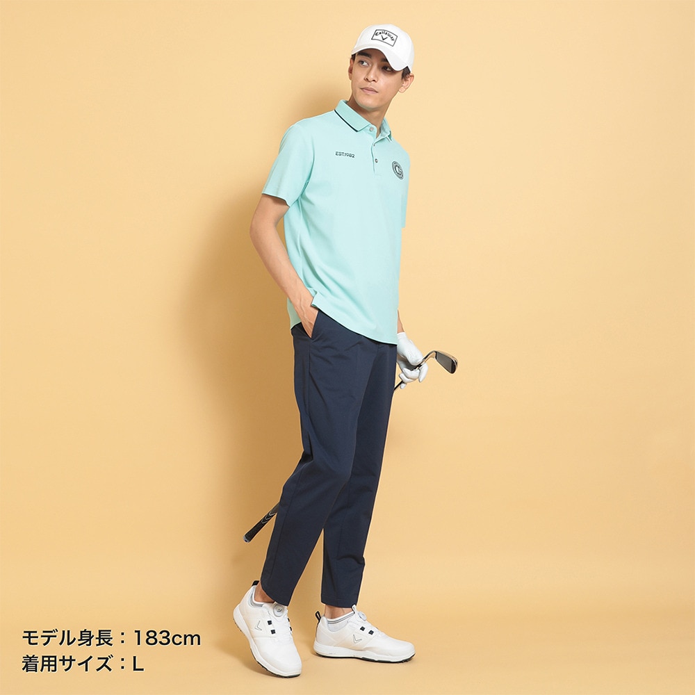 キャロウェイ（CALLAWAY）（メンズ）ゴルフウェア 半袖 オニカノコポロシャツ C25134101-1130
