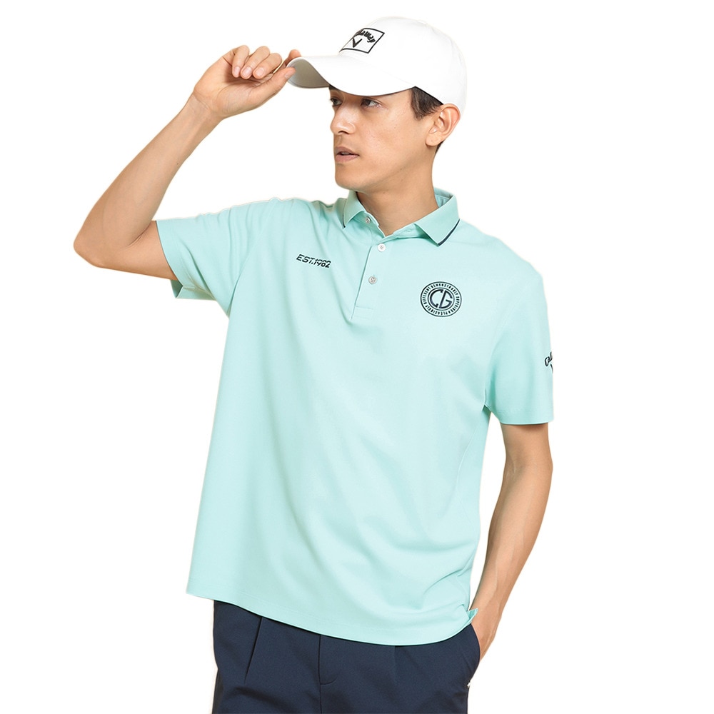 キャロウェイ（CALLAWAY）（メンズ）ゴルフウェア 半袖 オニカノコポロシャツ C25134101-1130