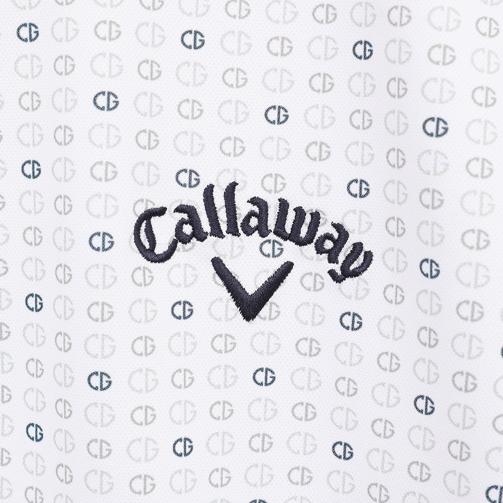 キャロウェイ（CALLAWAY）（メンズ）ゴルフウェア 接触冷感 半袖-3℃裏クールロゴプリントカノコシャツ C25134110-1030