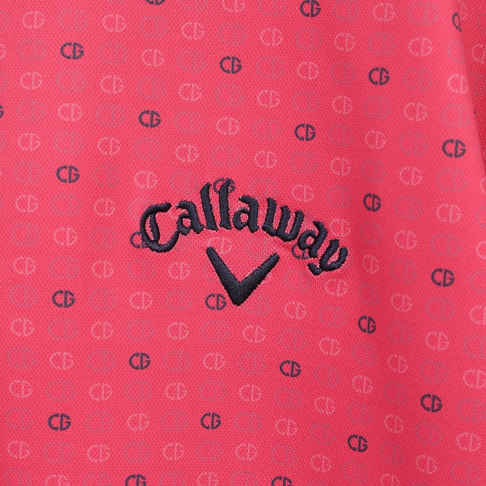 キャロウェイ（CALLAWAY）（メンズ）ゴルフウェア 接触冷感 半袖-3℃裏クールロゴプリントカノコシャツ C25134110-1091