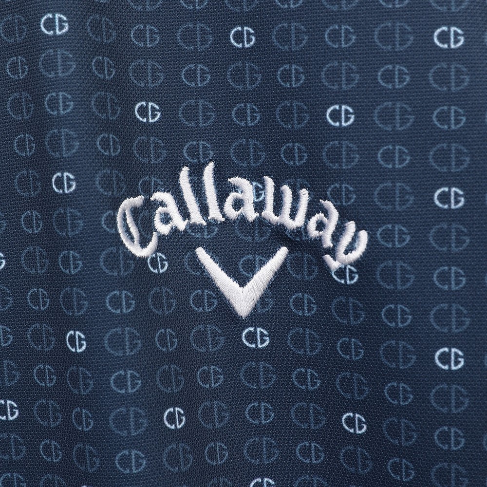 キャロウェイ（CALLAWAY）（メンズ）ゴルフウェア 接触冷感 半袖-3℃裏クールロゴプリントカノコシャツ C25134110-1120