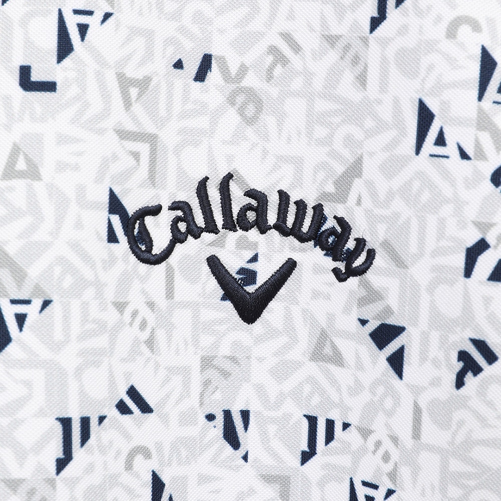キャロウェイ（CALLAWAY）（メンズ）ゴルフウェア 幾何学ロゴプリントカノコシャツ C25134111-1030