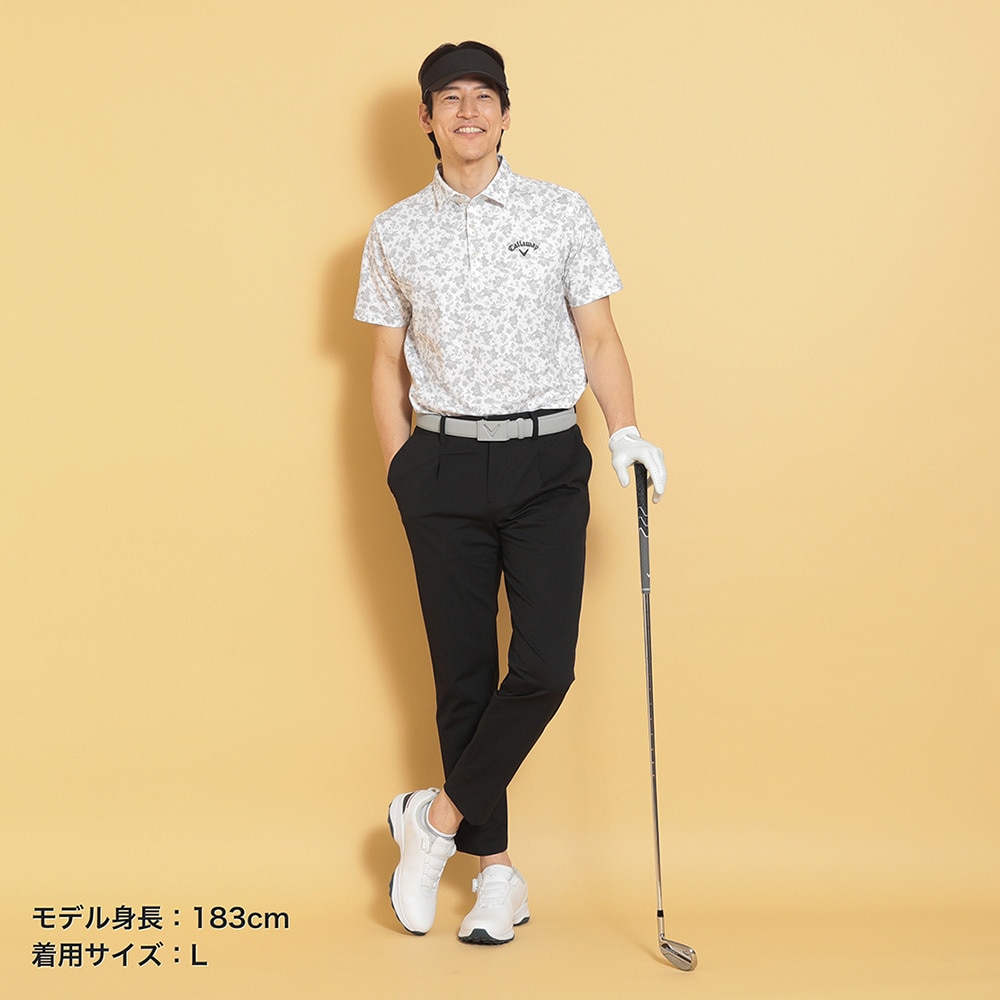 キャロウェイ（CALLAWAY）（メンズ）ゴルフウェア フラワープリントカノコシャツ C25134112-1020