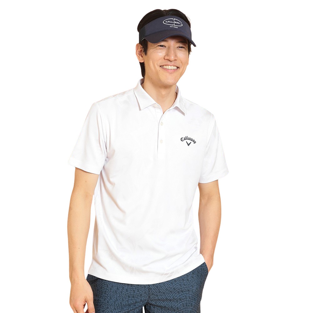 キャロウェイ（CALLAWAY）（メンズ）ゴルフウェア ひんやり感 半袖 ポロシャツ C25134115-1030