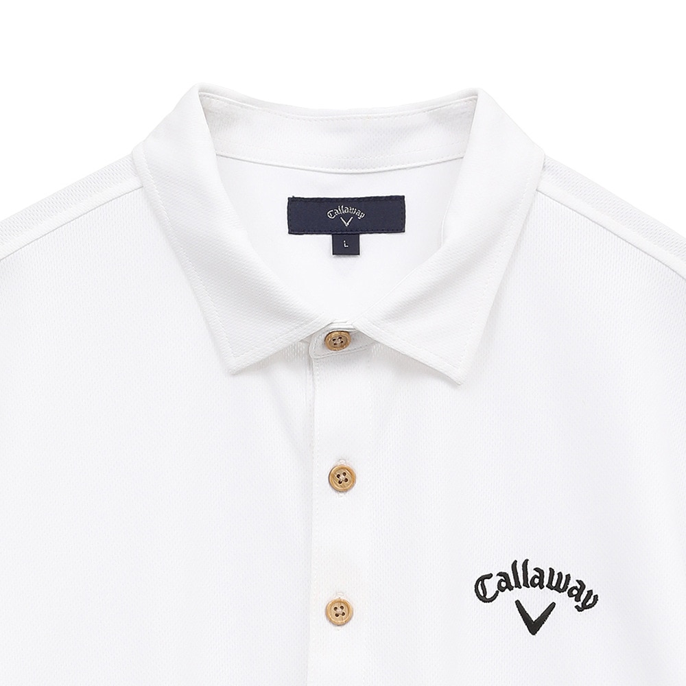 キャロウェイ（CALLAWAY）（メンズ）ゴルフウェア 接触冷感 -3℃裏クール 半袖 ポロシャツ C25134124-1060