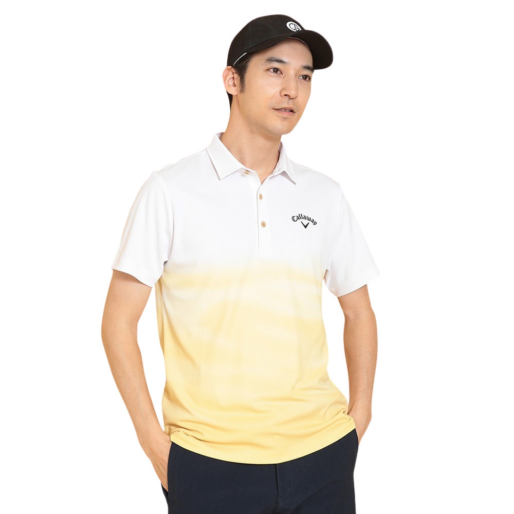 キャロウェイ（CALLAWAY）（メンズ）ゴルフウェア 接触冷感 -3℃裏クール 半袖 ポロシャツ C25134124-1060